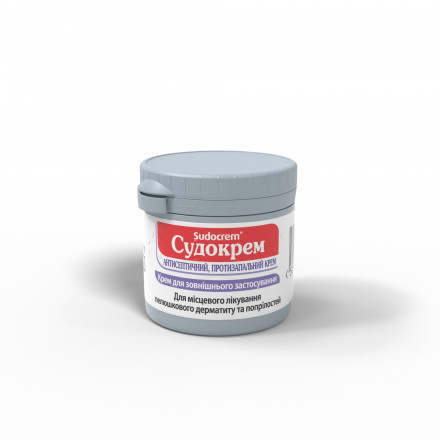 Судокрем антисептичний та протизапальний крем, 60 г