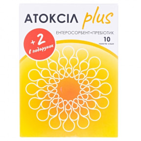 Атоксил Плюс со вкусом клубники в саше по 2 г, 10 шт. + 2 шт. в подарок