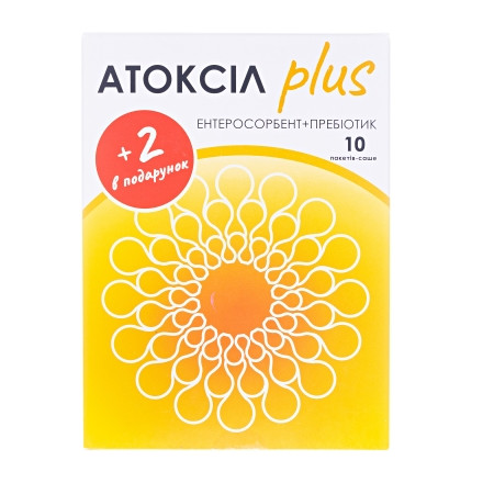 Атоксил Плюс со вкусом клубники в саше по 2 г, 10 шт. + 2 шт. в подарок
