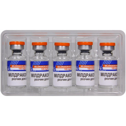 Мілдракор-Новофарм 5 мл №10 розчин для ін'єкцій