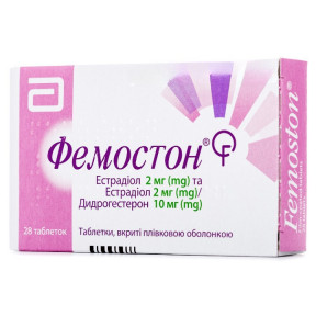 Фемостон таблетки по 2мг + 10мг, 28 шт.