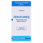 Левоксімед р-н д/інф.500мг/100мл 100мл