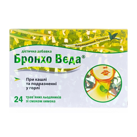Бронхо Веда льод. лимон  №24