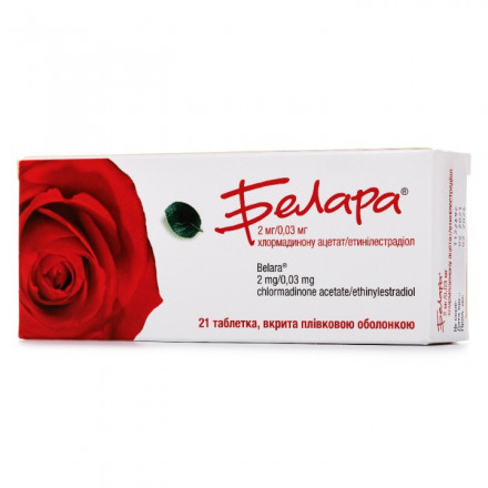 Белара гормональні таблетки, 21 шт.