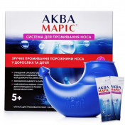 Аква Марис система для носа + морская соль саше №30