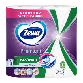 Зева паперові рушники 2-х шар. 2рул. Преміум