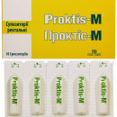 Проктіс М супозиторії ректальні по 2 г, 10 шт.