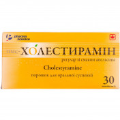 пмс-Холестирамін регулар порошок для оральної суспензії зі смаком апельсина в пакетиках по 9 г, 30 шт.