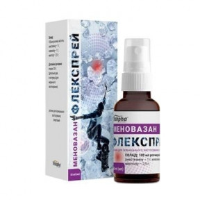 Меновазан Флекспрей розчин для зовнішнього застосування спиртовий 50 мл