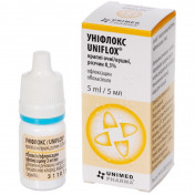 Уніфлокс краплі для очей, 0,3%, 5 мл