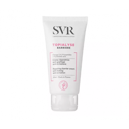 Крем для обличчя і тіла SVR Topialyse Barriere відновлюючий, для сухої і пошкодженої шкіри, 50 мл