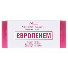 Європенем пор.д/розч.1г №10