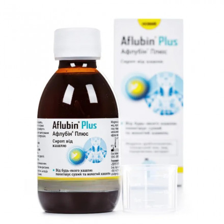 Афлубін Плюс сироп від кашлю, 175 мл