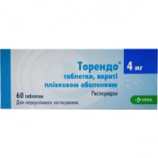 Торендо таблетки по 4 мг, 60 шт.