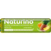 Пастилки Naturino з вітамінами та натуральним соком 33,5 г, фрукти