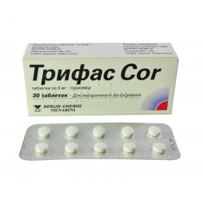 Трифас COR таблетки по 5 мг, 30 шт.