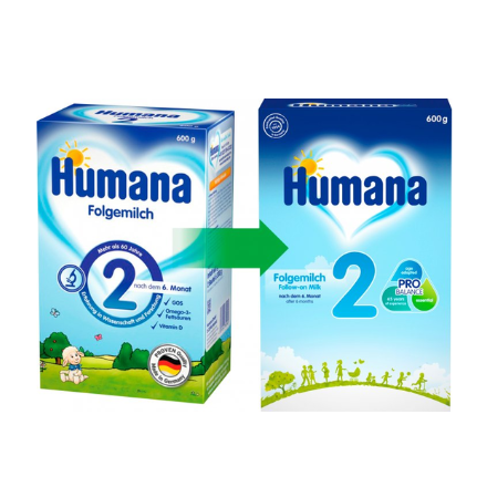 Хумана 2 з пребіотиками (з 6 міс.) 600гр 5565