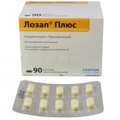 Лозап плюс №90 таблетки