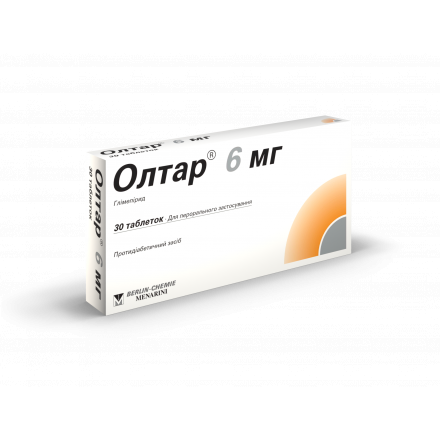 Олтар 6 мг N30 таблетки