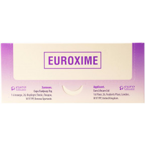 Євроксим порошок для виготовлення розчину для ін'єкцій по 1,5 г, 10 шт.