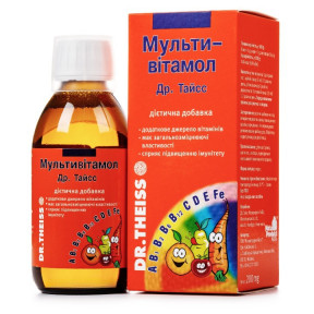 Мультивітамол Лікаря Тайса для підвищення імунітету, 200 мл