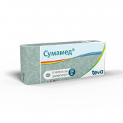 Сумамед таблетки що диспергуються по 500 мг, 6 шт.