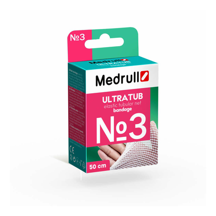Бинт сiтчатий Medrull Ultratub №3, 2,3*50 см