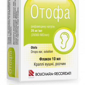 Отофа краплі при отиті, 26 мг, 10 мл
