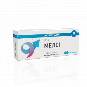Мелсі таблетки по 7,5 мг, 20 шт.