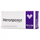 Метопролол таблетки по 100 мг, 30 шт.
