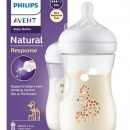 AVENT Пляшечка NATURAL Природний потік 260мл Жираф