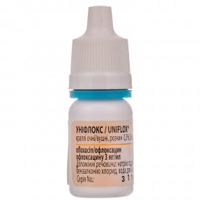 Уніфлокс краплі для очей, 0,3%, 5 мл