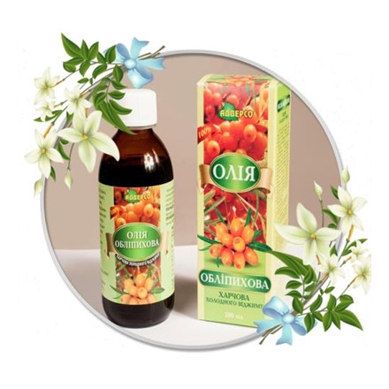 Адверсо олія харчова Обліпихова хол. відж. 200 мл