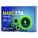 Максігра таблетки для потенції по 100 мг, 4 шт.