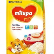 Мілупа каша б/молока 170гр рисова NEW /0058