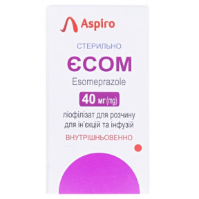 Есом лиофилизат для раствора для инфузий, 40 мл во флаконе
