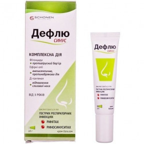 Дефлю Синус крем с аппликатором, 10 г