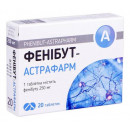 Фенібут-Астрафарм таблетки по 250 мг, 20 шт.