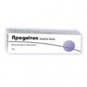 Преднітоп жирна мазь по 2,5 мг/г, 10 г