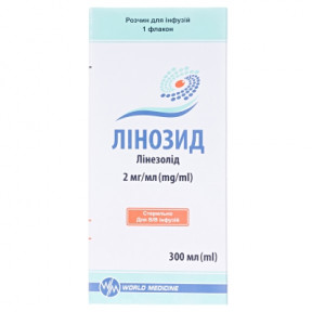 Лінозид р-н д/інф.2мг/мл фл.300мл