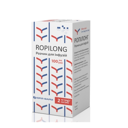 Ропілонг, р-н д/ інф. 2 мг/мл по 100 мл
