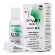 Інгаліпт аерозоль при захворюваннях горла, 30 мл