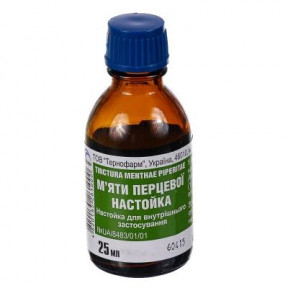 М'яти перцевої настойка, 25 мл - Тернофарм