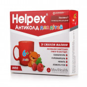 Хелпекс Антиколд Нео порошок для орального розчину для дітей зі смаком малини по 2,5 г в саше, 6 шт.