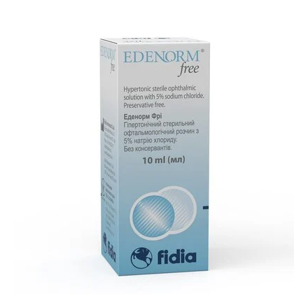 Еденорм фрі р-н офтальм.10мл