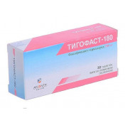 Тигофаст 180 мг N30 таблетки