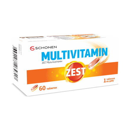 Зест мультивітамін табл. № 60