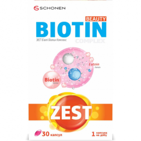 Зест б'юті біотин комплекс капс. №30