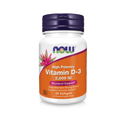 Вітаміни NOW Foods ВІТ Д-3 2000 МО капс. №30 (0355)