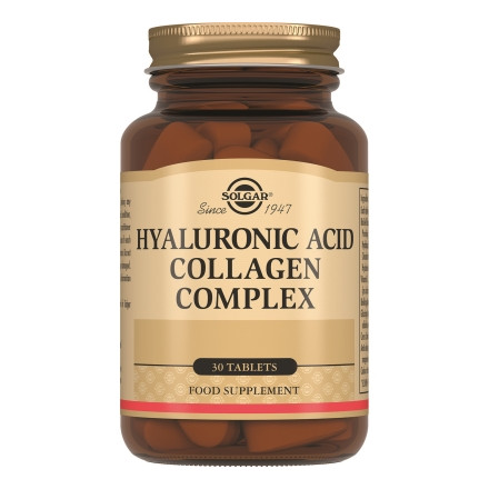 Солгар Комплекс колагену і гіалуронової кислоти таблетки, 30 шт.